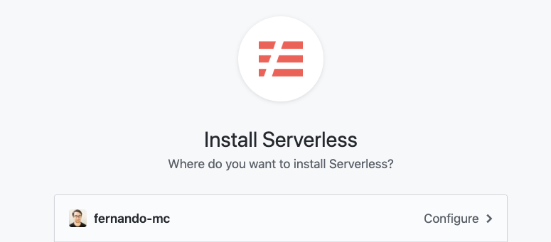 Screenshot of selecting the Org or User account in GitHub