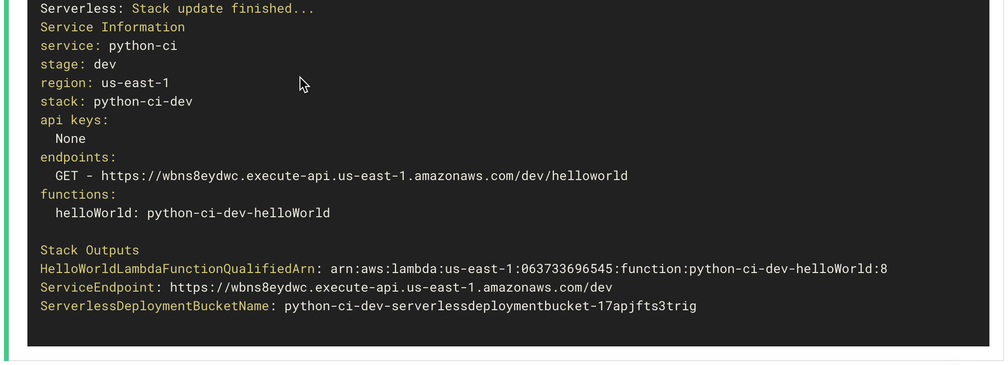 Deploying the project