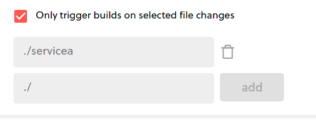 Trigger directories configuration