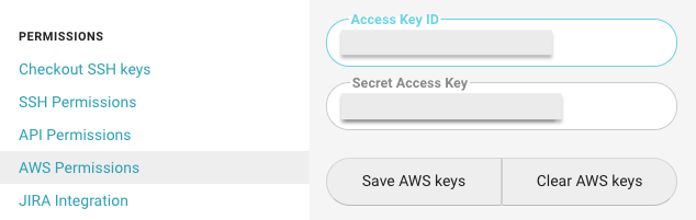 Adding AWS credentials