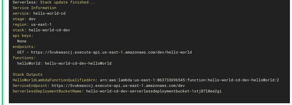 Deploying the project