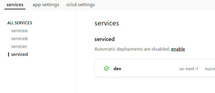 Enable Service D Image